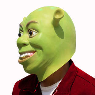 Halloween Latex Shrek Mask Makeup Ball Film and Television