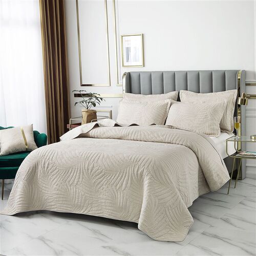 High-end Three-piece Home Cotton Quilt And Bed ver Set, Four