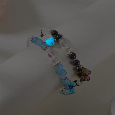 TwoPack Creative Heartshaped Magnetic Buckle Luminous Butter