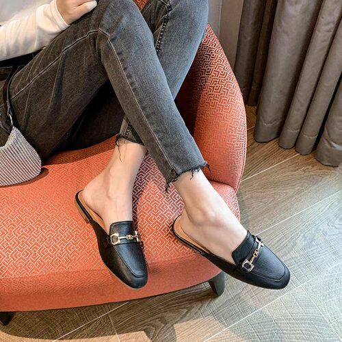 Baotou Half Slippers Womens Summer Fashion Outer Wear New S