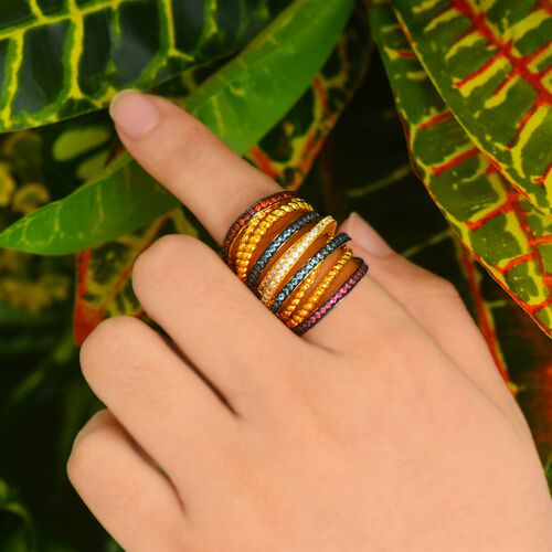 GODKI Dubai Morocco Wide Lines rendy Ring for Women Full Cub