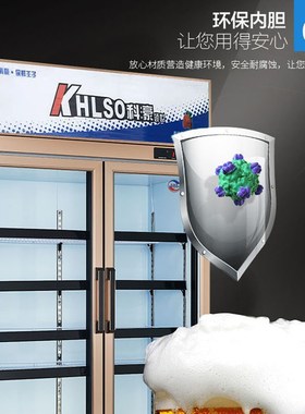 科濠 LG-518/18升饮料柜 门饭店冰柜超市保鲜柜啤酒展示柜水柜
