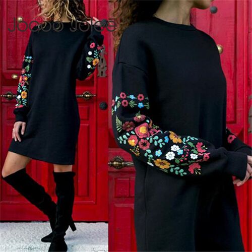 Jocoo Jolee Dresses Women Autumn Mini Dress Elegant Long