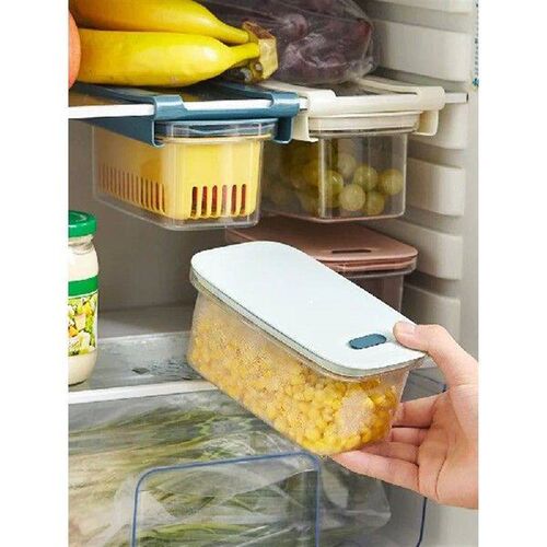 Japanese refrigerator pull-out storage box space-saving