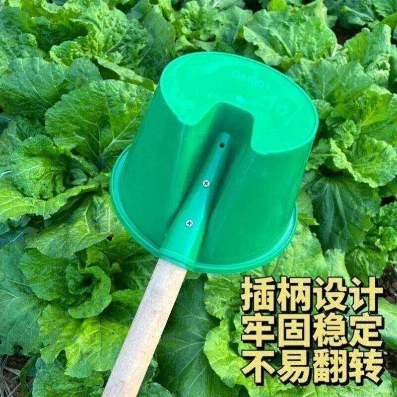 工厂好物浇水灌溉熟胶加厚牛筋水舀子粪瓢长柄水瓢特大号化粪池勺