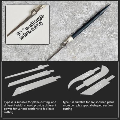 Manual Cutting DIY Hacksaw Mini Saw Straight Curved Mecha Mo