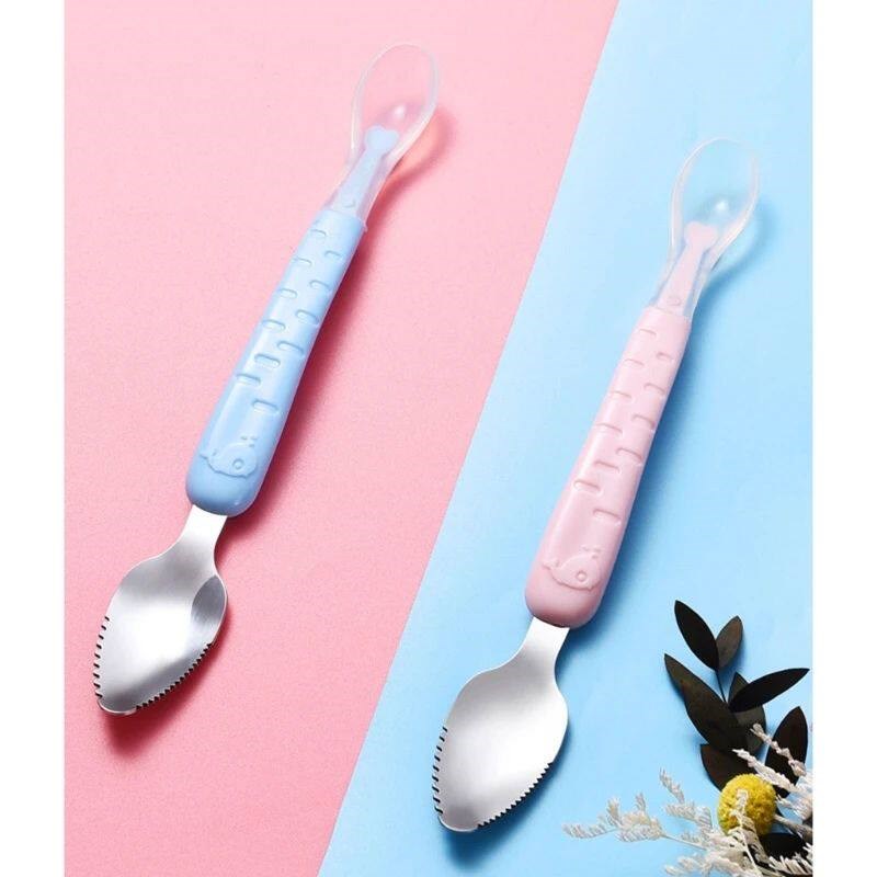 Y1UB Infant Feeding Spoon Baby Puree Spoon Feeding Supplies