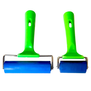 毅固橡胶压辊台阶楼梯防滑胶带贴条安装工具绿色安装墙纸专用辊