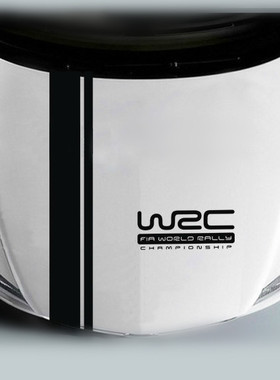 WRC平行线改装汽车拉花引擎盖贴车门整车贴机盖装饰刮痕贴纸贴花