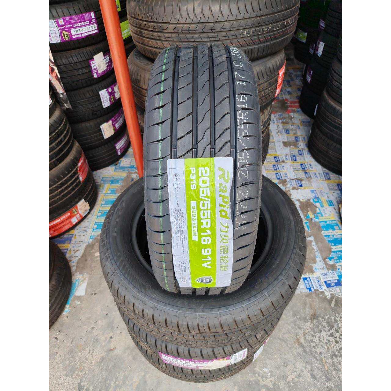 rapid 力贝德轮胎 205/55R16 91V P316静音 配奇瑞A3比亚迪秦速腾