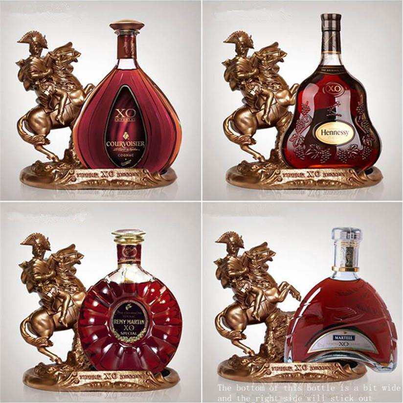 美式仿铜树脂工艺品家居摆件拿破仑XO洋红酒架创意酒柜玄关装饰品