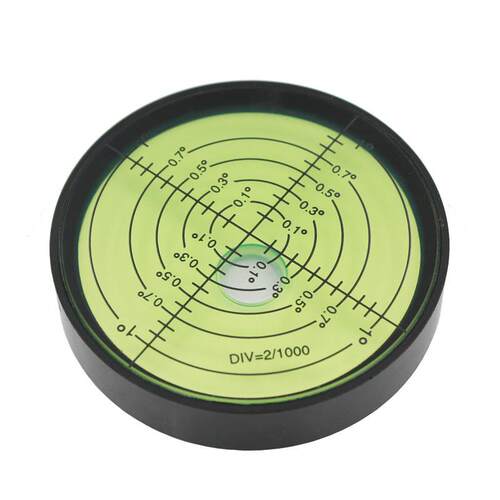 HACCURY水平泡珠带磁圆形万向水准泡小型水平尺直径60x10mm