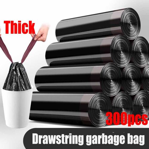 300pcs Drawstring garbage bag kitchen trash bags 45*50cm