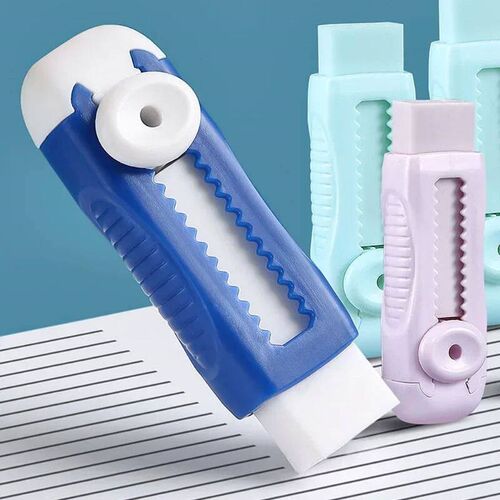Push Pull Eraser Penil Erasers Students Writing Tool Portabl