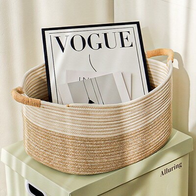 Rope Woven Baskets for Organizing Storage Basket Basket Port