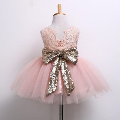Princess Toddler Newborn Baby Girls Dress Flower Lace Tutu P