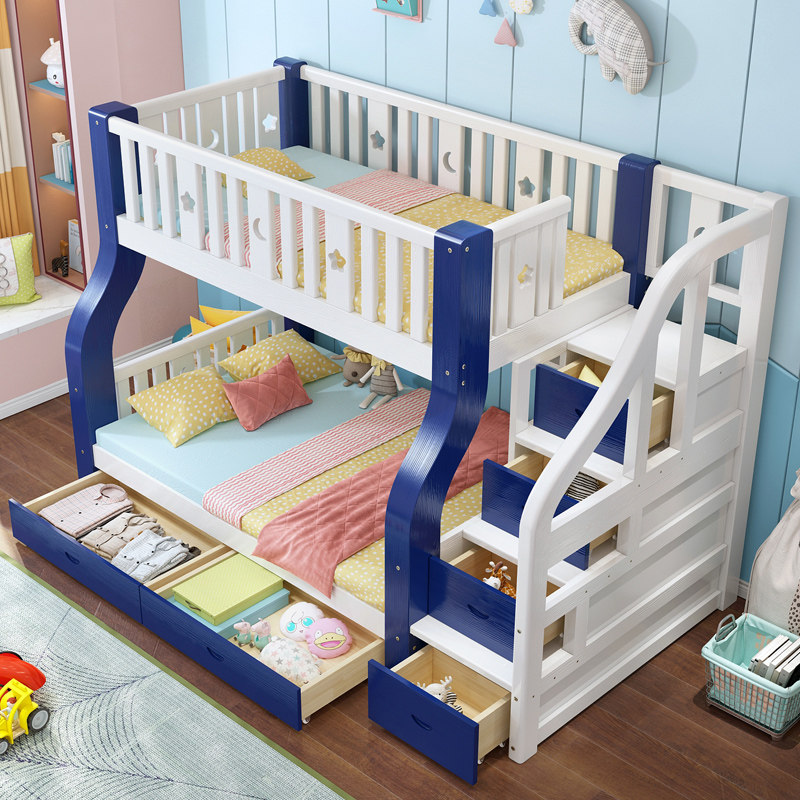 上下床层床全实木高低床家用多功能上下铺木床儿童床子母床,住宅家具,高低/子母床,淘宝优惠券,粉丝福利购,淘宝优惠卷