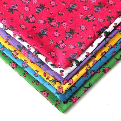 100x100cm Wholesale Polyester FabricPrinted Cloth Sewing Qui