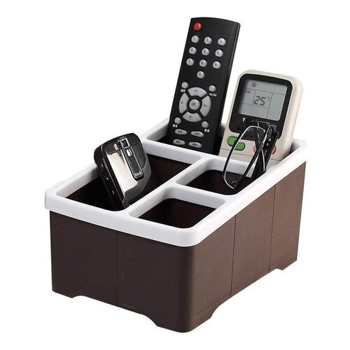 Remote Control Holder 4 Compartments Organizer Holder Stand