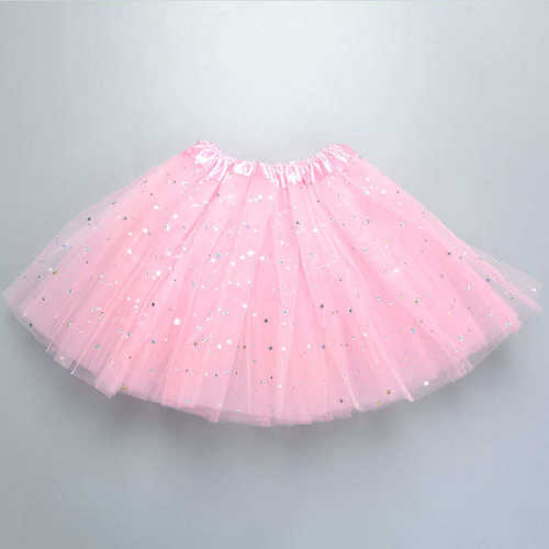 Kids Baby Star Glitter Dance Tutu Skirt For Girl Sequin 3 La