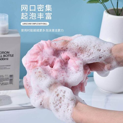Large, high-end lace bath puff for women, durable and doesn