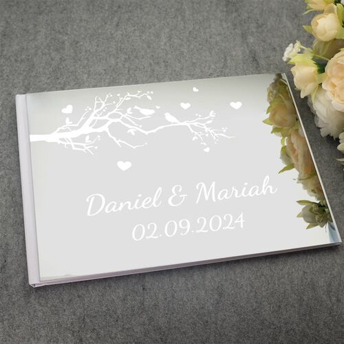 Custom Wedding Guest Book Personalized Signature Book Guests