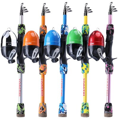 Sougayilang Kids Fishing Pole Set Full Kits with Telescopic