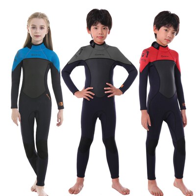 Girls Thick Swimsuit Boys Neoprene Surf Wetsuit 2.5mm Underw
