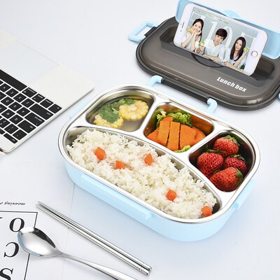 Microwave Lunch Box Portable Food Container Healthy Lunch