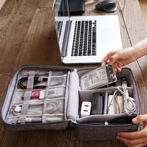 Document Organizer Briefcase A4 Folder Holder Men Women Bag