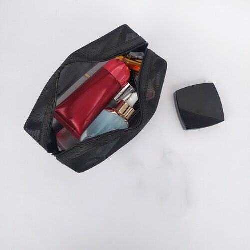 Transparent Mesh Makeup Case Organizer Storage Pouch Casual