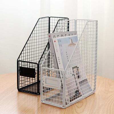 stand iron file bar desktop rack box folder storage box