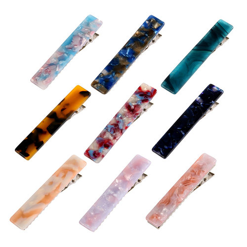 Fashion Women Metal Acetate Hair Pin Clip Leopard Hair Clip
