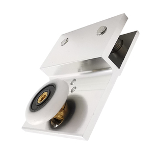 老式淋浴房滑轮浴室玻璃移门轨道吊轮方形卫生间隔断挂轮五金配件