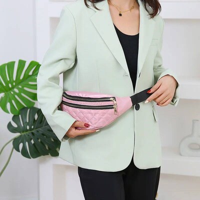 Waist Bag Women Men Waterproof Pocket Fashion Casual Chest H