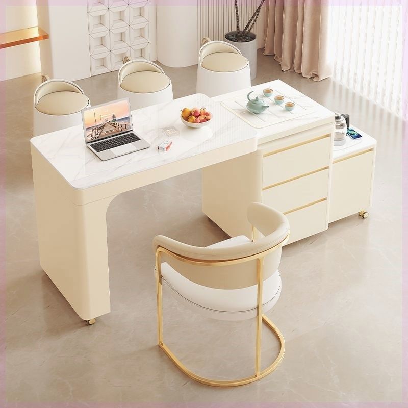 家用茶桌可伸缩旋转奶油风岩板小茶台小户型阳台茶桌椅可移动,住宅家具,岛台餐桌,淘宝优惠券,粉丝福利购,淘宝优惠卷