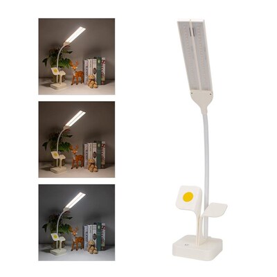 USB Rechargeable Dual Head led Desk Lamp Stepless Dimmable