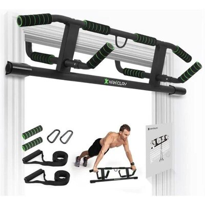 2024 Upgrade Multi-Grip Pull Up Bar with Smart Larger Hooks