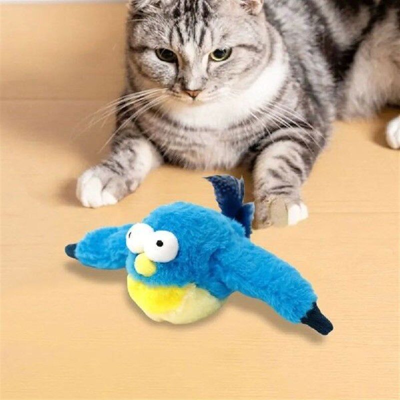 Interactive Cat Toys Touch Activated Simulated Chirping