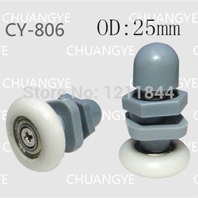 OD25mm nylon shower door pulley glass shower room pulley s
