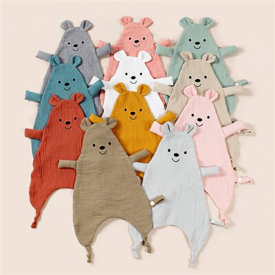Cute Bear Baby Cotton Comforter Blanket Newborn Sleeping Dol