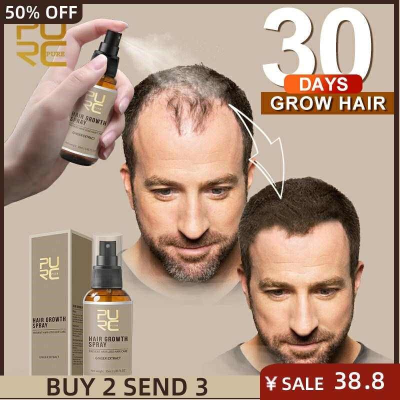 PURC New Hair Growth Spray Fast Grow Hair hair loss Treatmen