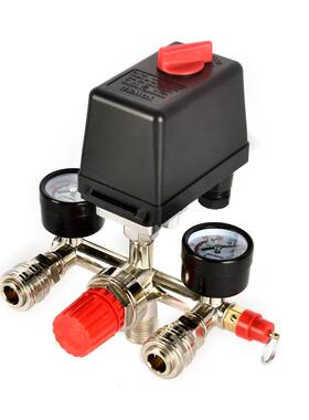 空压机气泵配件巴马支架总成自动气压压力开关出口跨境90-120PSI