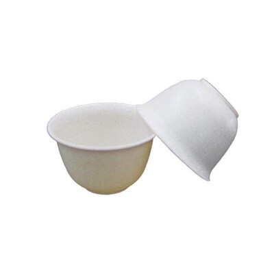 Thickened disposable rice husk tea cups, biodegradable Kung