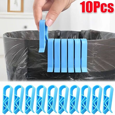 Practical Home Organizer Clip Waste Bin Bag Garbage Bags Non