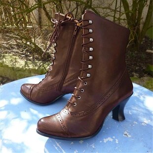 Large Size Martin High Boots Style Heel British 2025 Womens