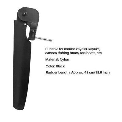 Nylon Canoe Kayak Rudder Ail Foot Control Direction Kits
