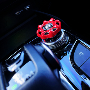 工业门车内装饰车载黏贴摆件龙头开关汽车旋钮贴按键档位把配饰