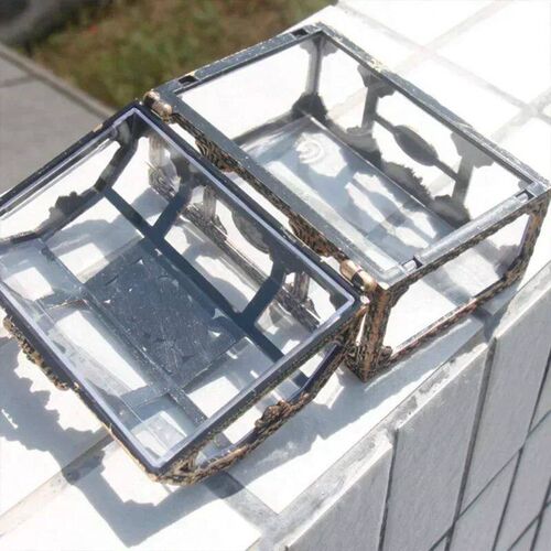 Vintage Transparent Pirate reasure Storage Box Crystal Gem J