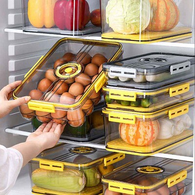Kitchen Storage Food organizer Container PET Seal Stable Can